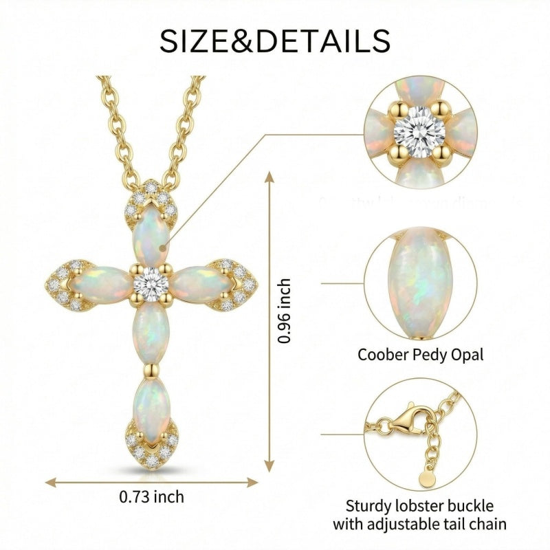 14K Gold Plated Cross Necklaces for Women Faith Jewelry for  Anniversary Christmas Birthday Mother's Day