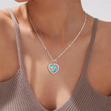 Sterling SilverTurquoise Red Coral Lapis Lazuli Malachite Paperclip Chain Necklace