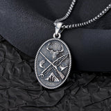 Sterling Silver Deer Bass Fish Wild Duck Fish Hook Pendant Necklace Hunting Jewelry Gifts for Men