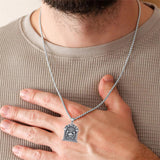 Sterling Silver Constellation Celestial Pendant Necklace