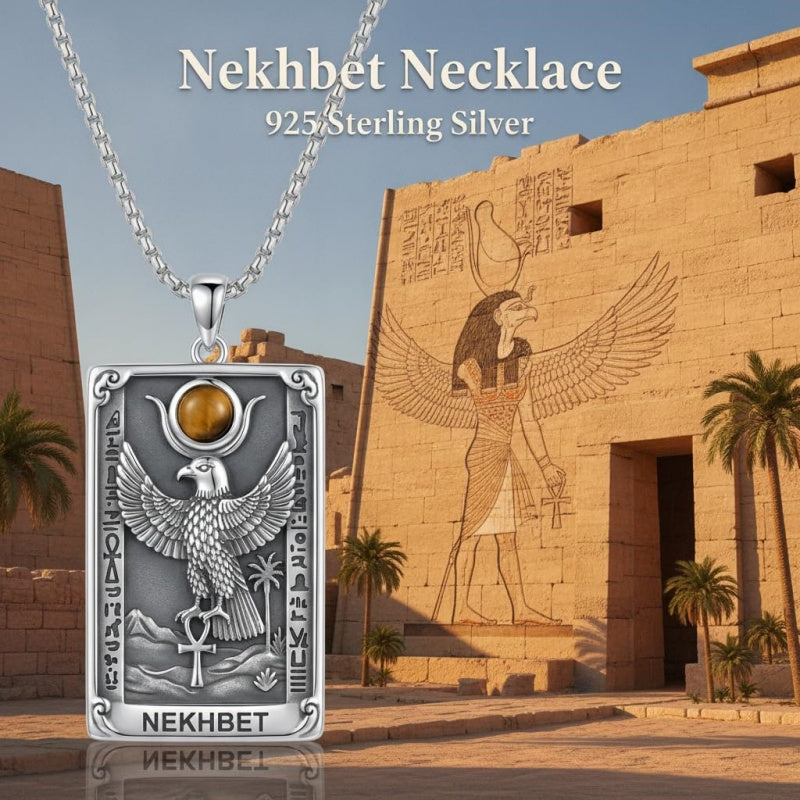 Sterling Silver Tarot Card Pendant  Necklace for Men Gothic Amulet Jewelry