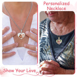 14K Gold Plated Personalized Photo Pendant Necklace Personalized Gift