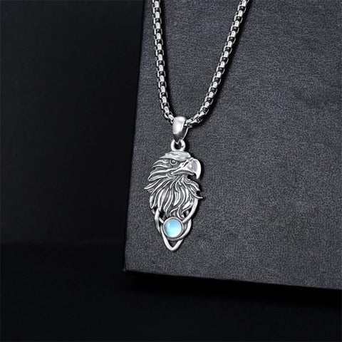 Sterling Silver  Eagle Elephant Fox Octopus Trident  Pig Raven Scorpion Pendant Necklace