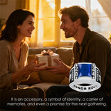 Sterling Silver Personalized High School University College Class Ring for Men