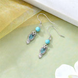 Sterling Silver Turquoise Owl Dragonfly Butterfly Hummingbird Dangle Earrings