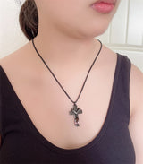 Stainless Steel Birthstones Cross Urn Necklaces for Ashes