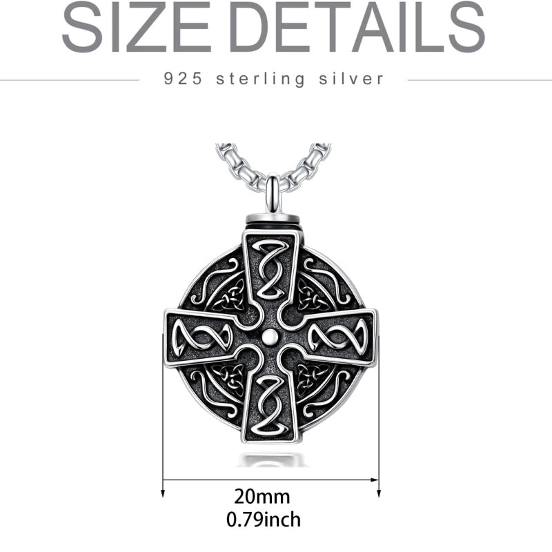 Sterling Silver Cross Hummingbird Cardinal  Rose Sunflower Urn  Necklace for Ashes Cremation Jewelry