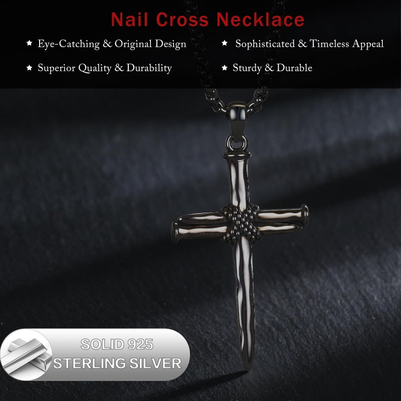 14K Gold Plated Cross Pendant Necklace Protection Jewelry Religious Gift