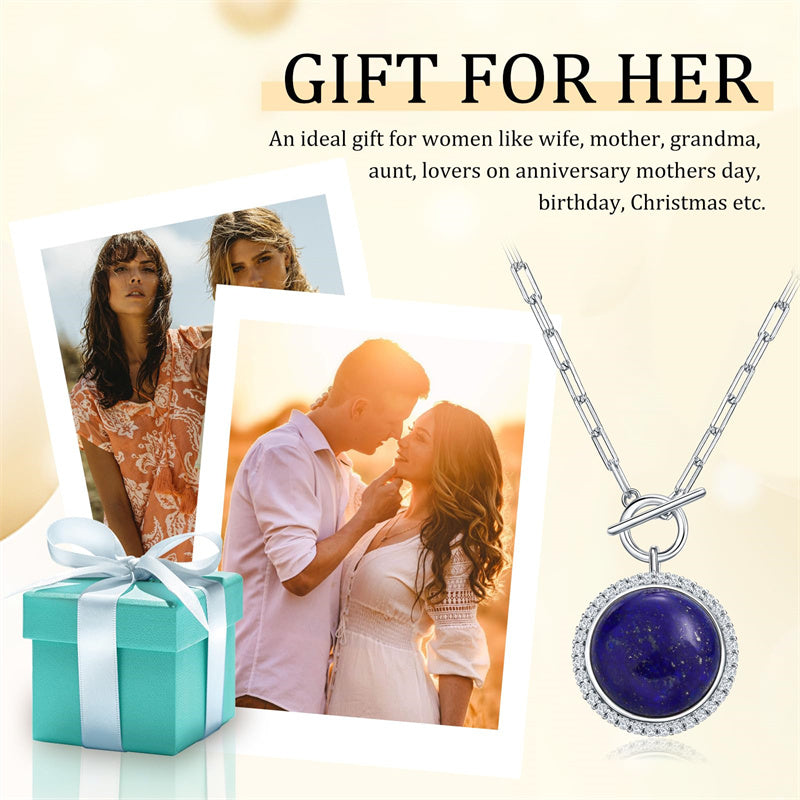 Sterling SilverTurquoise Red Coral Lapis Lazuli Malachite Paperclip Chain Necklace