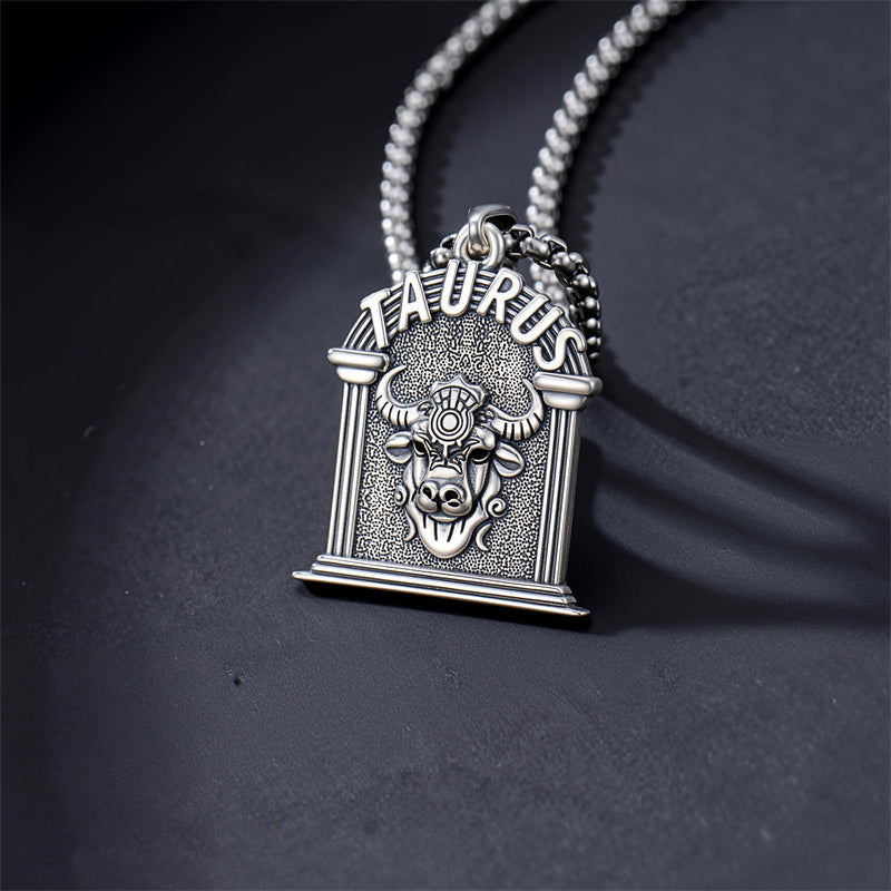 Sterling Silver Constellation Celestial Pendant Necklace