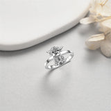 Highland Cow Rings Sterling Silver Animal Cow Rings Jewelry for Girls Daughter