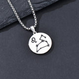 Sterling Silver Constellation Celestial Pendant Necklace Astrology Jewelry Birthday Gifts Christmas