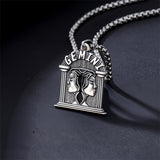 Sterling Silver Constellation Celestial Pendant Necklace