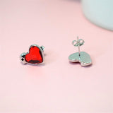 925 Sterling Silver Medical Symbol Studs Earrings Graduation Jewelry Gifts for  Nurse Doctor RN Student