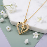 14K Gold Plated Cross Necklaces for Women Faith Jewelry for  Anniversary Christmas Birthday Mother's Day