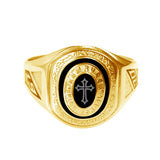 Sterling Silver Personalized Pattern Engraved High School University College Class Ring