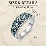 Sterling Silver Turquoise  Dragonfly Hummingbird Turtle Butterfly Mountain Celtic Knot Lotus Ring  Gifts for Women