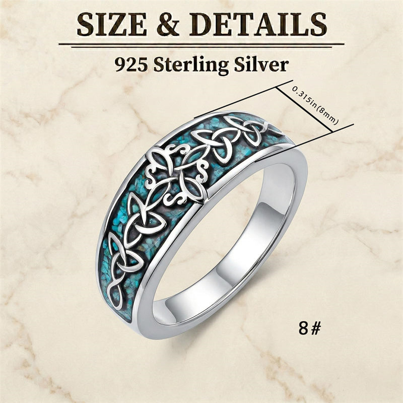 Sterling Silver Turquoise  Dragonfly Hummingbird Turtle Butterfly Mountain Celtic Knot Lotus Ring  Gifts for Women
