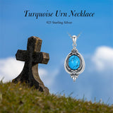 Sterling Silver Urn Necklaces for Ashes of Loved Ones