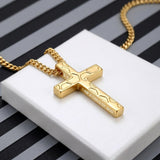14K Gold Plated Soccer Football Basketball Baseball Cross  with Bible Verses Religious Pendant Necklace for Men