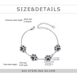 925 Sterling Silver Bracelets Paw Print Gifts for Women