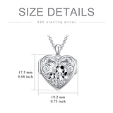 Sterling Silver  Personalized Photo Koala Mother Daughter Koala Mother Daughter Cow Pendant Necklace