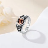 Sterling Silver Heart 10K 14K 18K Gold Personalized Photo High School College Graduation Ring