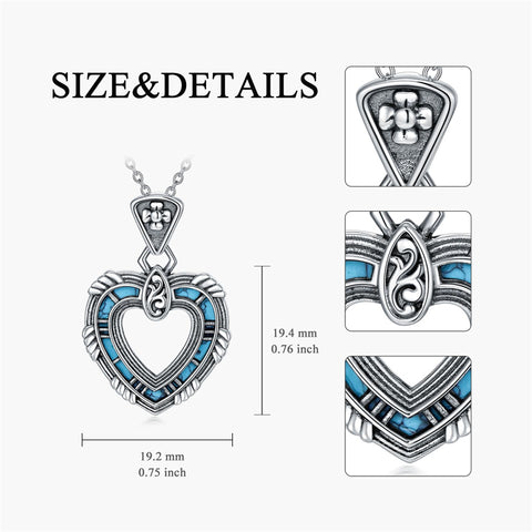 Sterling Silver Cowboy Boot Cowgirl Pendant Necklace