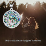 Sterling Silver Tree of Life Necklace Mother Daughter Mother Son Pendant Necklace Gift for Mother's Day Christmas