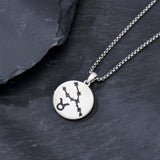 Sterling Silver Constellation Celestial Pendant Necklace Astrology Jewelry Birthday Gifts Christmas