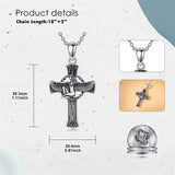 Sterling Silver Medusa Goddess Hand & Heart Ma’at Goddess Nefertiti Goddess Religious Pendant Necklace