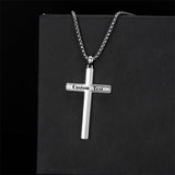 Sterling Silver Filigree Cross Urn Necklace for Ashes