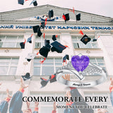 Sterling Silver Personalized Birthstone Engraved High School College Class Ring Graduation Jewelry