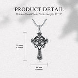 Sterling Silver Cross Pendant Necklace Christian Religious Jewelry Gifts for Anniversary