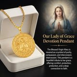 14K Gold Plated Patron Saint Necklace Saint Medal Catholic Amulet Jewelry