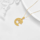 14k Gold Tree of Life Necklace Tree of Life Jewelry Gifts for Women Girls