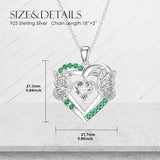 Sterling Silver Heart Bee Dragonfly Butterfly Hummingbird Sunflower Animal Pendant Necklace  Gifts for Christmas