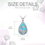 Sterling Silver Turquoise Dragonfly Butterfly Cardinal Pendant Necklace  with Memorial Engraved