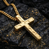 14K Gold Plated Soccer Football Basketball Baseball Cross  with Bible Verses Religious Pendant Necklace for Men