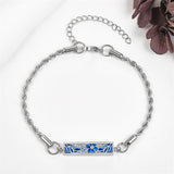 Urn Bracelet for Ashes 925 Sterling Silver Cremation Jewelry for Ashes Keepsake