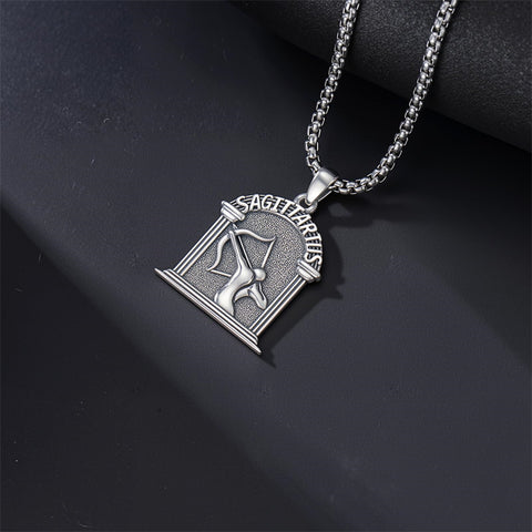 Sterling Silver Constellation Celestial Pendant Necklace