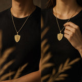 Patron Saint Medal Gold Plated Catholic Pendant Christian Religious Necklace Amulet Jewelry