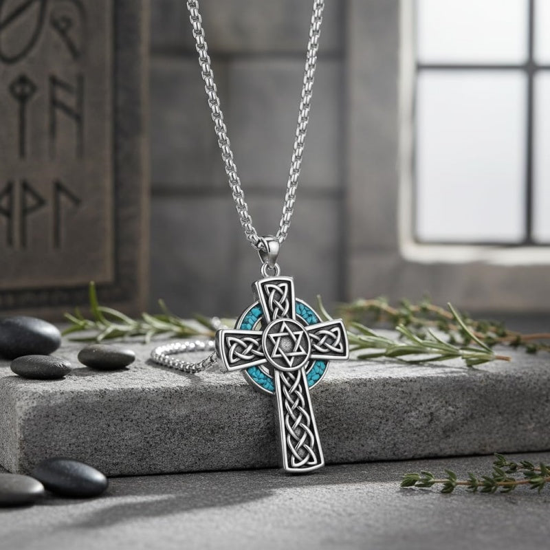 Sterling Silver Cross Pendant Necklace Christian Religious Jewelry Gifts for Anniversary