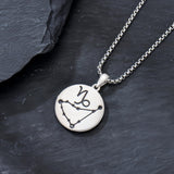 Sterling Silver Constellation Celestial Pendant Necklace Astrology Jewelry Birthday Gifts Christmas