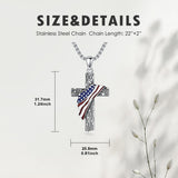 Sterling Silver Cross Pendant Necklace Christian Religious Jewelry Gifts for Anniversary