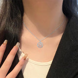 Sterling Silver Mother Daughter Father Daughter Sister Pendant Necklace Family Jewelry for Christmas Mother's Day