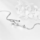 Urn Bracelet for Ashes 925 Sterling Silver Cremation Jewelry for Ashes Keepsake