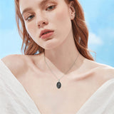 Sterling Silver Aztec Lion Cross Pendant Necklace