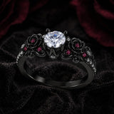 Sterling Silver 10K 14K 18K Gold Custom Engraved Moissanite Engagement Wedding Ring