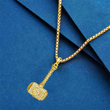 Sterling Silver Thors Hammer Urn Necklace for Ashes